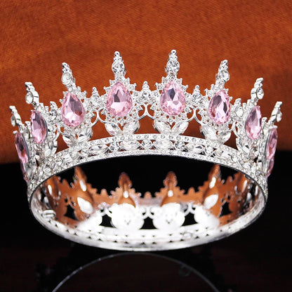 Royal Crystal Tiara for Wedding, Prom and Birthdays