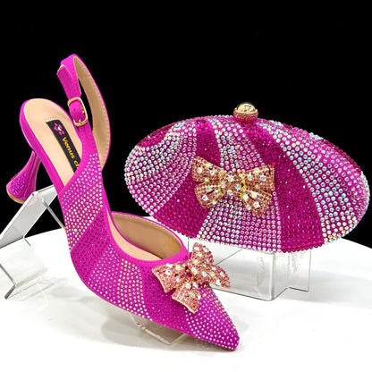 Wedding & Party Shoe and Bag Set | Italian Elegance