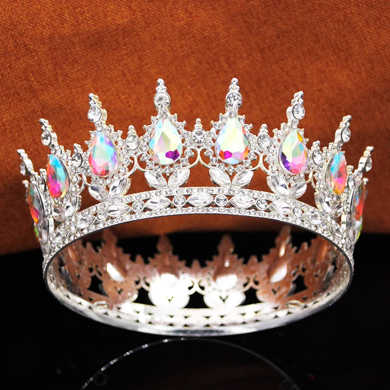 Royal Crystal Tiara for Wedding, Prom and Birthdays