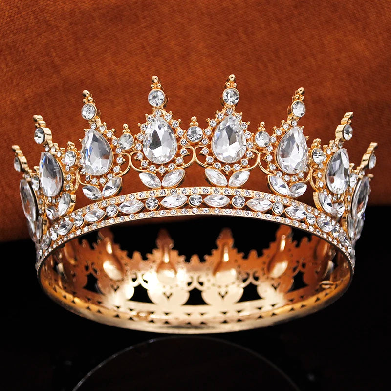Royal Crystal Tiara for Wedding, Prom and Birthdays