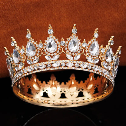 Royal Crystal Tiara for Wedding, Prom and Birthdays