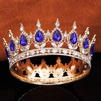 Royal Crystal Tiara for Wedding, Prom and Birthdays