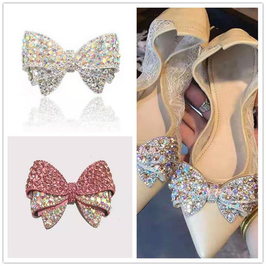 Beautiful Bowknot Crystal Rhinestone Accessory - - Women - Shoes - Milvertons