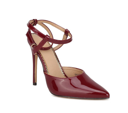 Brianna Heel Pump - Wine 7.5 - Women - Shoes - MKF Collection by Mia K.