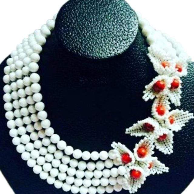 Charming Ethnic Adornment For Weddings And Anniversaries - white - Apparel & Accessories - Jewelry - Jewelry Sets - Milvertons