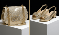 Italian Bling Heel Shoe & Bag Set for Weddings & Parties - - Women - Shoes - Milvertons