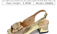 Italian Bling Heel Shoe & Bag Set for Weddings & Parties - - Women - Shoes - Milvertons
