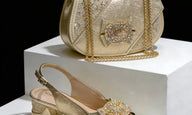 Italian Bling Heel Shoe & Bag Set for Weddings & Parties - - Women - Shoes - Milvertons