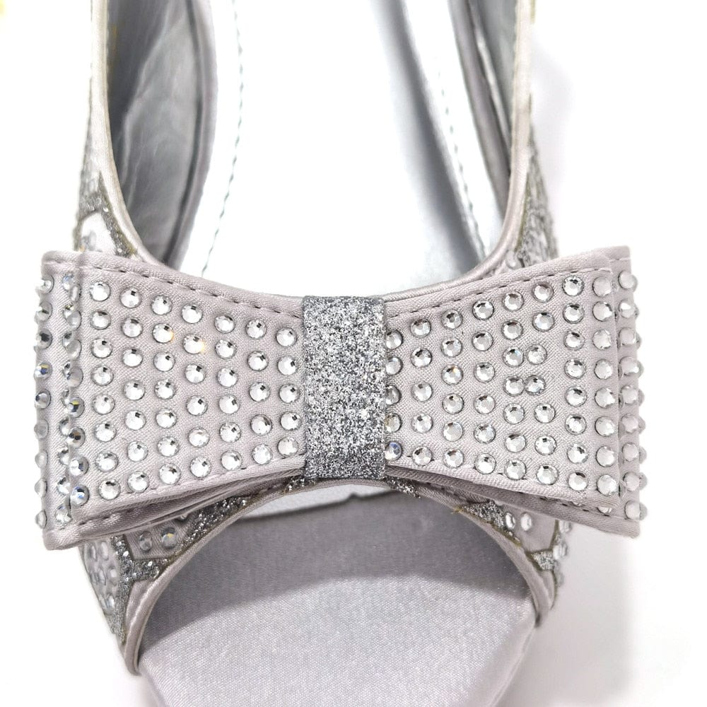 Italian Fashion Shoes & Bag Set Bling Block Heel Pumps - - Women - Shoes - Milvertons