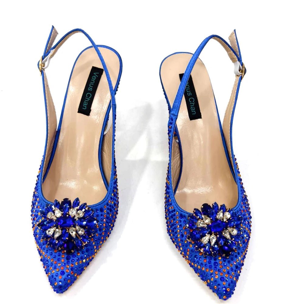 Italian Rhinestone Heel & Clutch Set for Women - - Women - Shoes - Milvertons