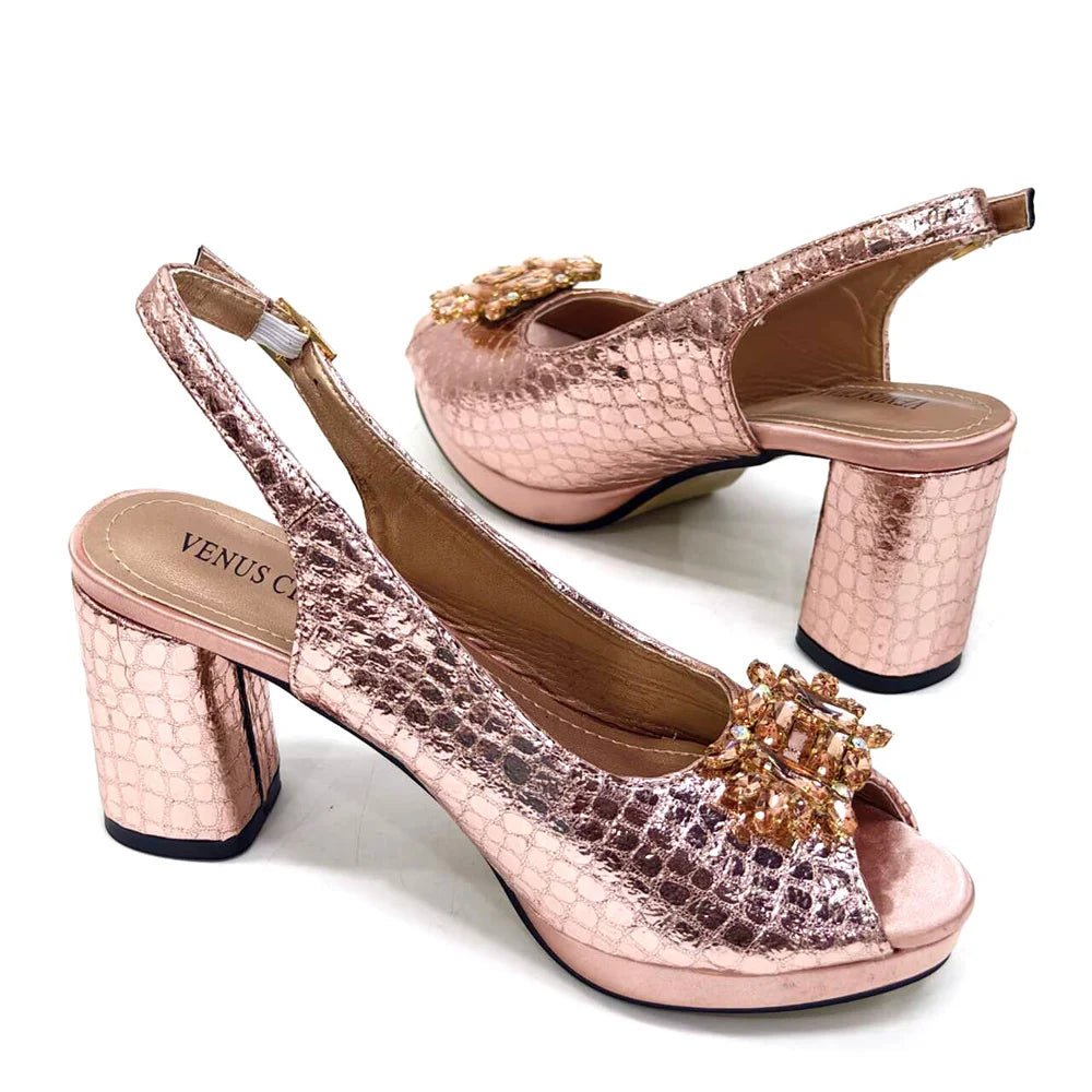 Italian Rhinestone Party Shoes & Bag – 2024 Italian Style - - Women - Shoes - Milvertons