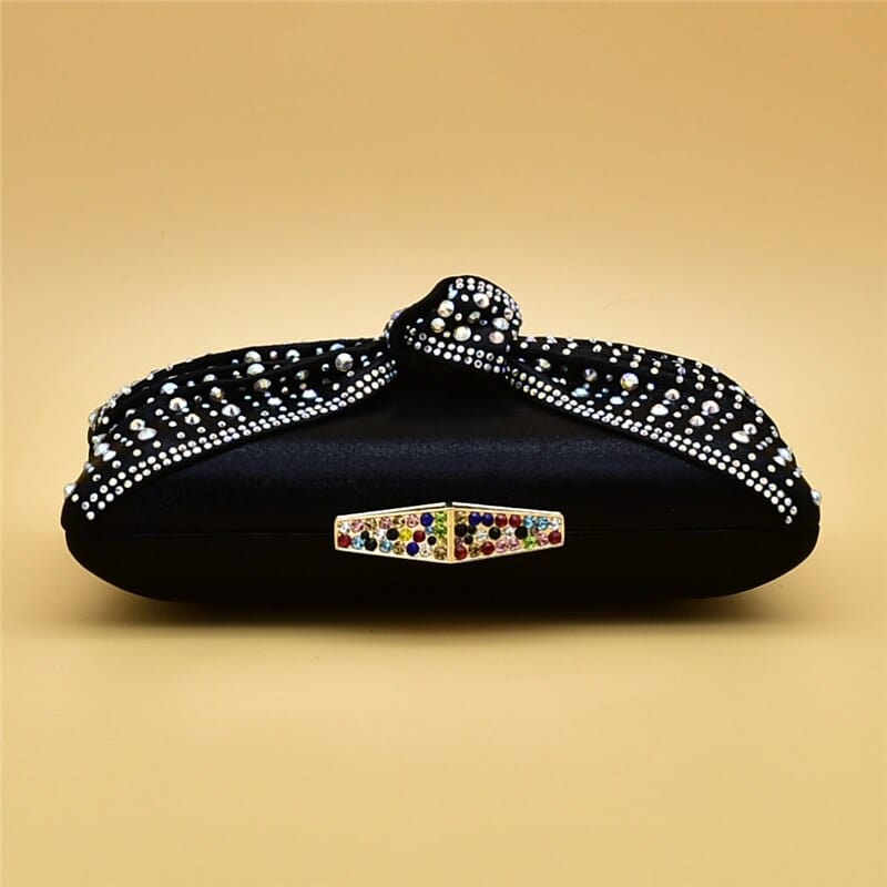 Luxury Italian Shoes and Bag Set for Party Decorated with Rhinestones - - Women - Shoes - Milvertons