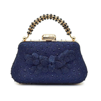 Luxury Italian Wedding Shoes and Bag Set with Rhinestones - - Women - Shoes - Milvertons