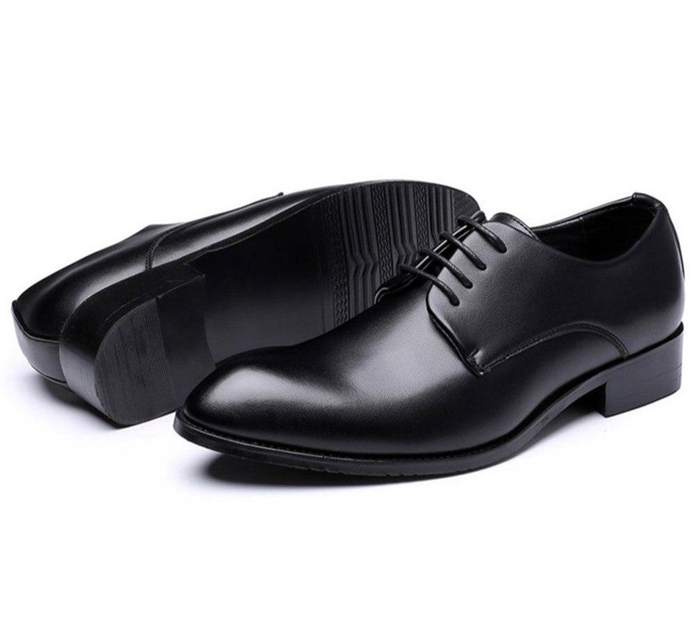 Men's Formal Business Shoes - Black Leather - - Men - Shoes - Milvertons