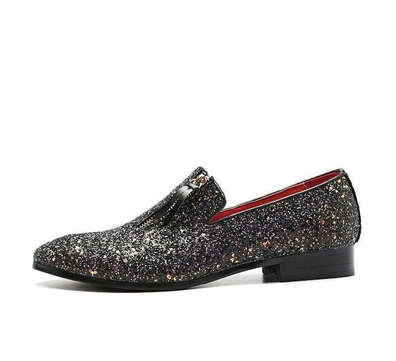 Men's glittered loafers - - Men - Shoes - Milvertons