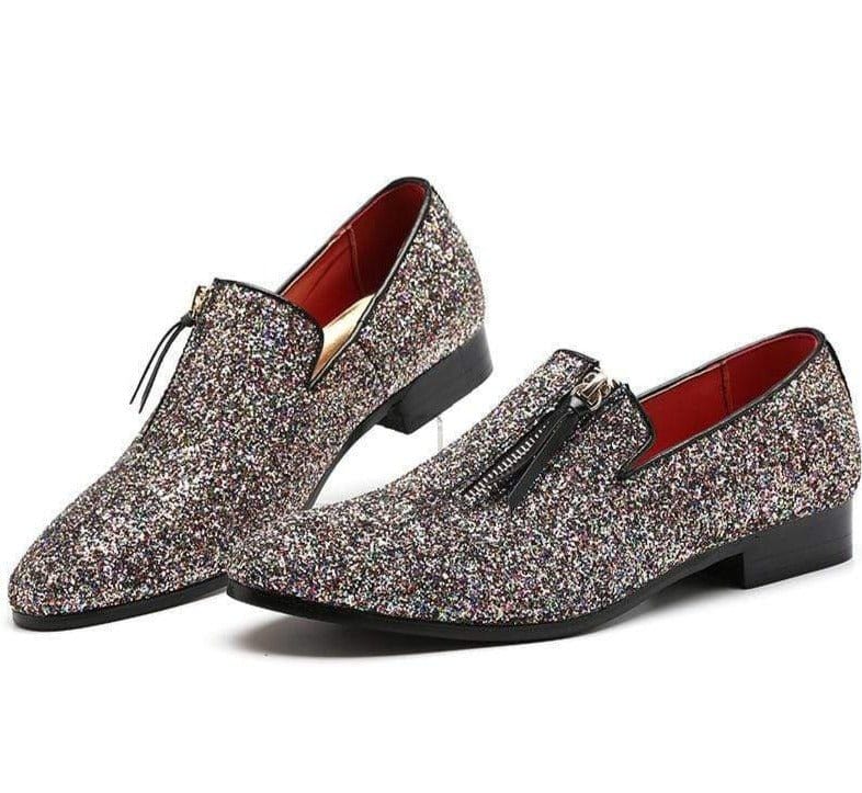 Men's glittered loafers - - Men - Shoes - Milvertons