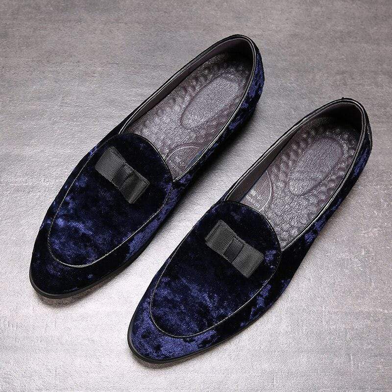 Men's Moccasin Shoes - High Quality Loafers - Blue - Men - Shoes - Milvertons