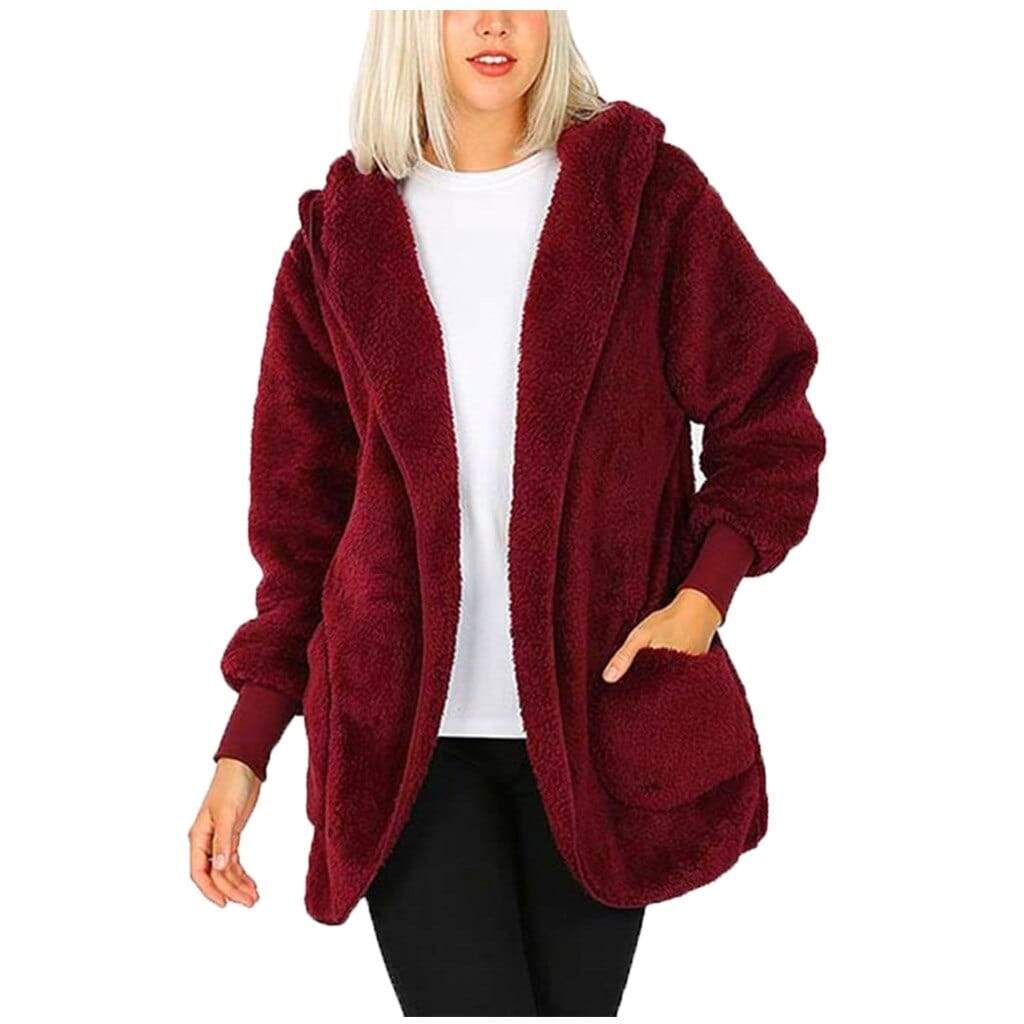 Plush Hooded Winter Jacket for Women - - Women - Apparel - Outerwear - Jackets - Milvertons