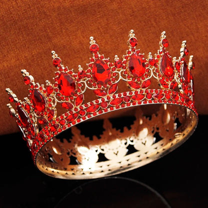 Royal Crystal Tiara for Wedding, Prom and Birthdays