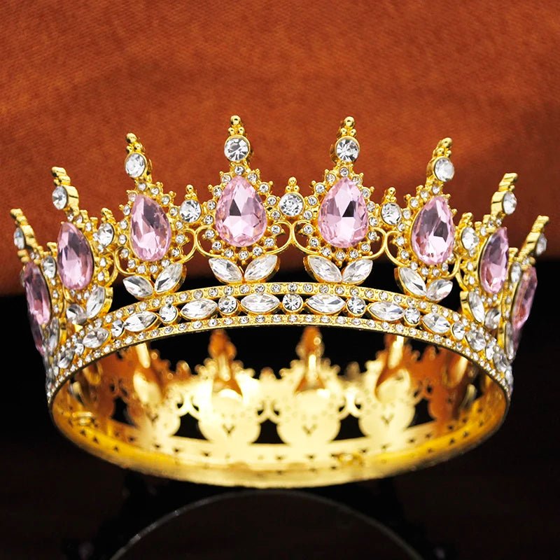 Royal Crystal Tiara for Wedding, Prom and Birthdays