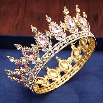 Royal Crystal Tiara for Wedding, Prom and Birthdays
