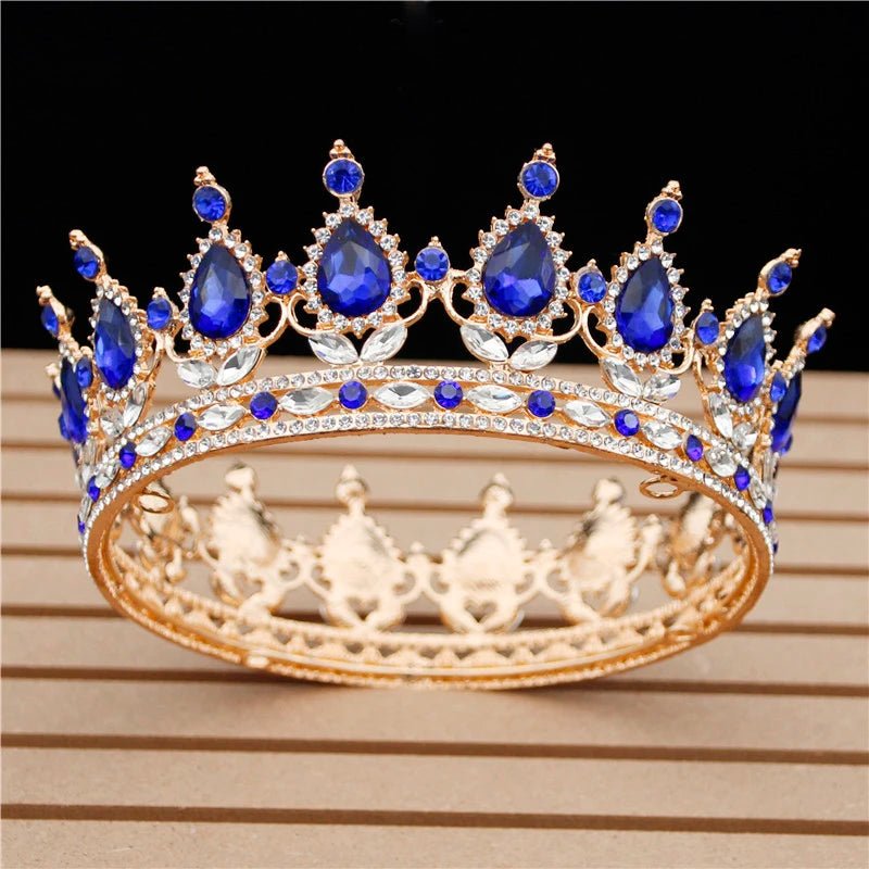 Royal Crystal Tiara for Wedding, Prom and Birthdays