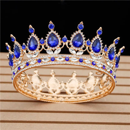 Royal Crystal Tiara for Wedding, Prom and Birthdays