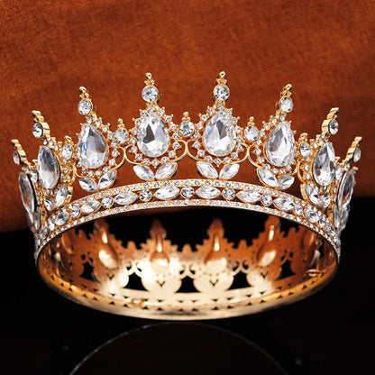 Royal Crystal Tiara for Wedding, Prom and Birthdays