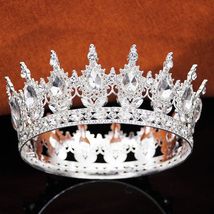 Royal Crystal Tiara for Wedding, Prom and Birthdays