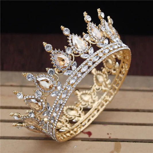 Royal Crystal Tiara for Wedding, Prom and Birthdays
