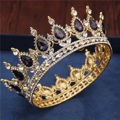 Royal Crystal Tiara for Wedding, Prom and Birthdays