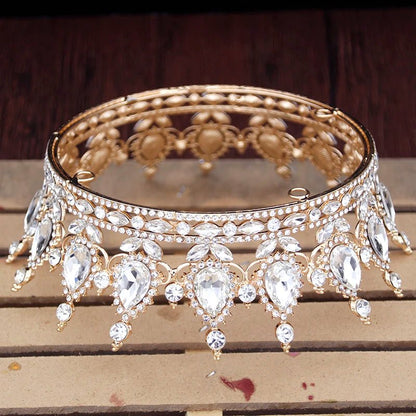 Royal Crystal Tiara for Wedding, Prom and Birthdays