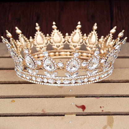 Royal Crystal Tiara for Wedding, Prom and Birthdays