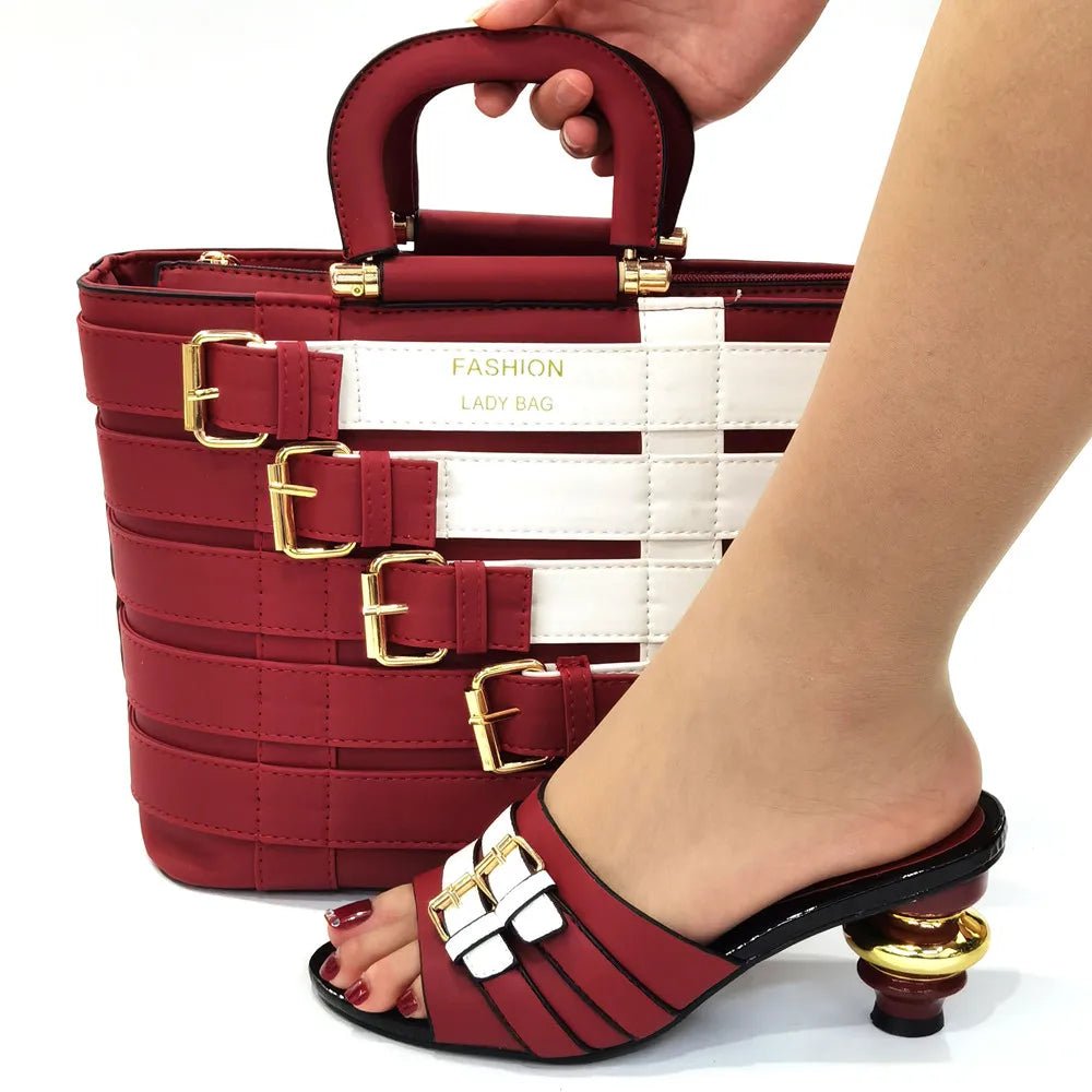 Stylish African Ladies' Shoe & Bag Set for Weddings - - Women - Shoes - Milvertons