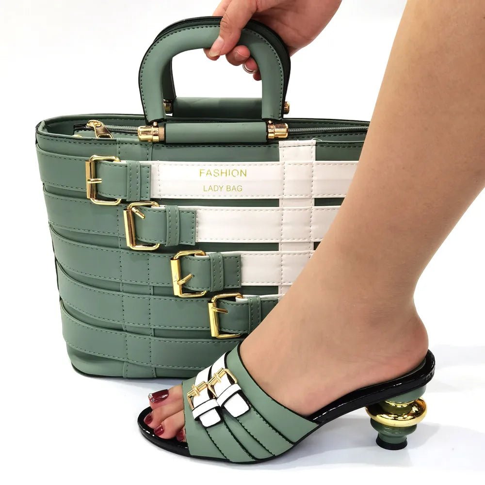 Stylish African Ladies' Shoe & Bag Set for Weddings - - Women - Shoes - Milvertons