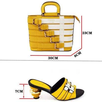Stylish African Ladies' Shoe & Bag Set for Weddings - - Women - Shoes - Milvertons