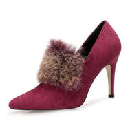 Trendy Faux High Heel Boots for Women - Red - Women - Shoes - Milvertons