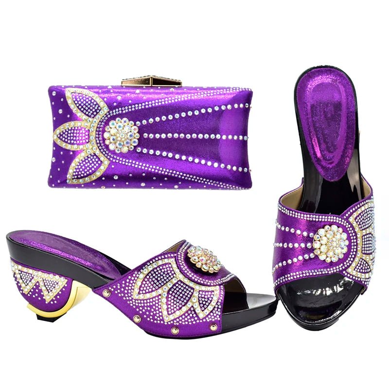 Trendy Italian Design Slip-on Shoes and Matching Bag for Women - - Women - Shoes - Milvertons