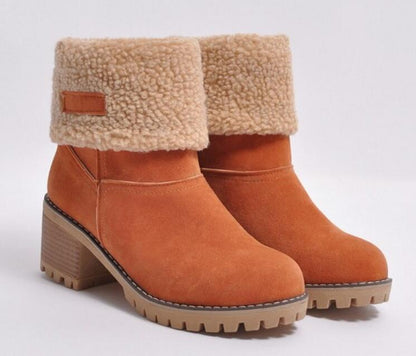 Winter boots for Women - Orange 7.5 - Women - Shoes - Milvertons