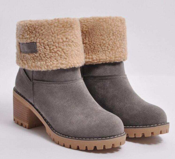 Winter boots for Women - Gray 6.5 - Women - Shoes - Milvertons