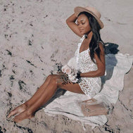 Women's lace summer dress word collar shoulder straps - - Women - Apparel - Dresses - Day to Night - Milvertons