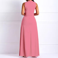 Women's Rompers Solid Color Casual Long Jumpsuit Clubwear Bodycon Evening Party Outifit O-neck Fashion Streetwear Playsuit - - Apparel & Accessories - Clothing - One-Pieces - Jumpsuits & Rompers - Milvertons