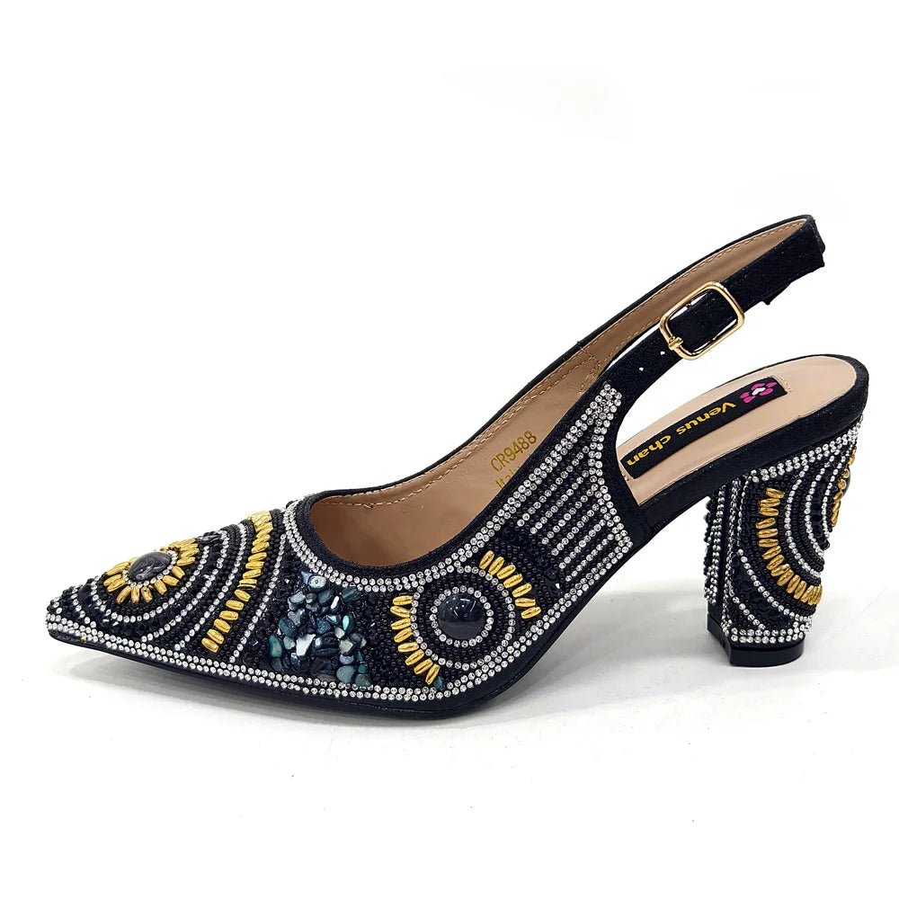 Women's Wedge Heels & Moon Bag Set - European Fashion Style - - Women - Shoes - Milvertons